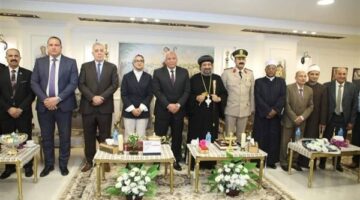 محافظ الوادي الجديد يهنئ أقباط المحافظة بعيد القيامة المجيد
