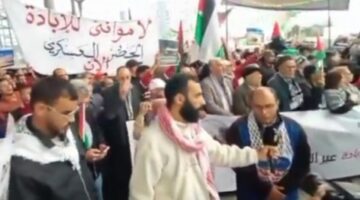 مسيرات تعم المدن المغربية احتجاجا على رسو سفينة بطنجة يشتبه حملها أسلحة عسكرية لإسرائيل