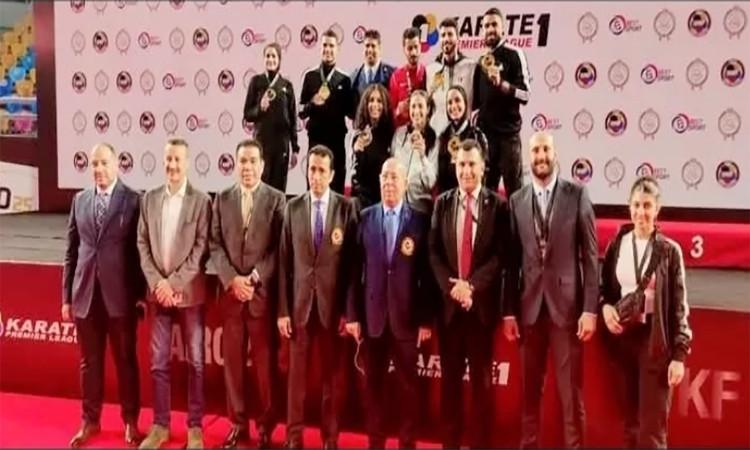 منتخب مصر يتربع على قمة الدوري العالمي للكاراتيه منتخب مصر يتربع على قمة الدوري العالمي للكاراتيه