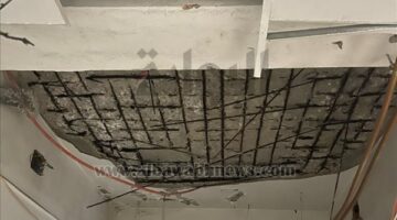 بعد سقوط جزء من السقف.. إخلاء الطابقين الرابع والخامس بمستشفى الفيوم العام