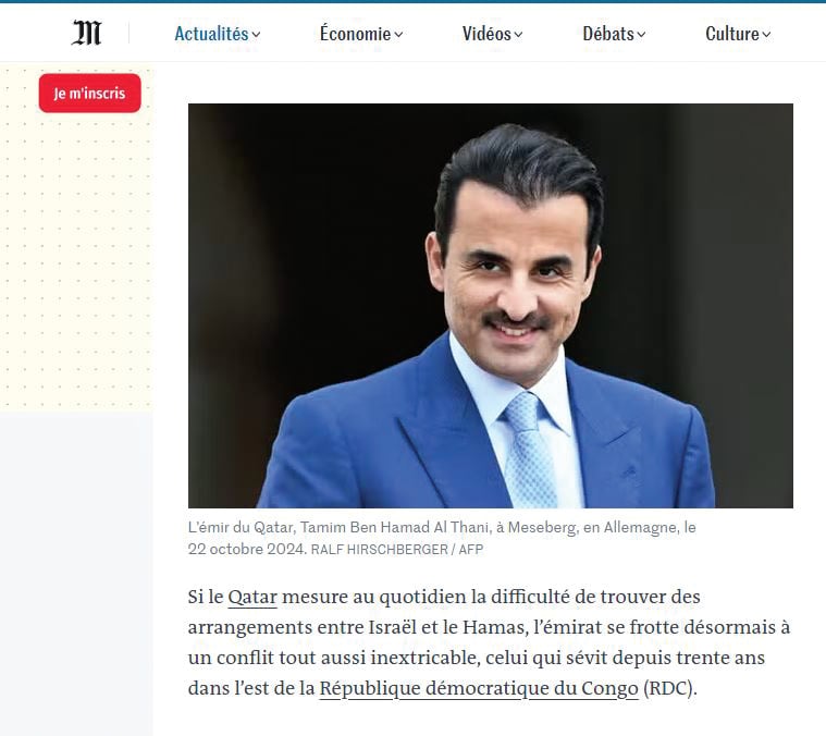 لوموند: قطر وسيط على جميع الجبهات في أفريقيا لوموند: قطر وسيط على جميع الجبهات في أفريقيا