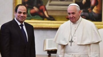 السيسي: فقدان البابا فرنسيس خسارة جسيمة للعالم وكان صوتا للسلام والمحبة والرحمة