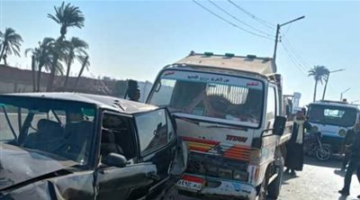 التفاصيل الكاملة لحادث تصادم 3 سيارات أعلى الطريق الدائري بالمريوطية