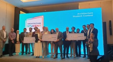 فوز فريق هندسة القاهرة بالمركز الأول فى مسابقة سانت – جوبان الفرنسية