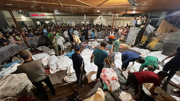 قصف إسرائيلي يستهدف المستشفى المعمداني شرقي مدينة غزة قصف إسرائيلي يستهدف المستشفى المعمداني شرقي مدينة غزة