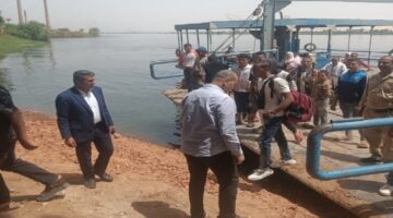 سكرتير مساعد بني سويف يوجه أصحاب المعديات النهرية بوضع سترات نجاه ووسائل أمان للمواطنين