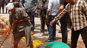 حملة مكبرة لرفع الإشغالات بكورنيش النيل بالمنيا