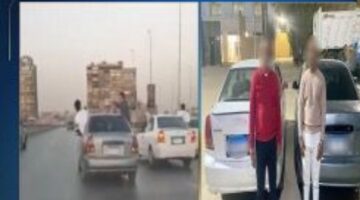 زفّة على الدائري.. القبض على شخصين عرضا حياة المواطنين للخطر