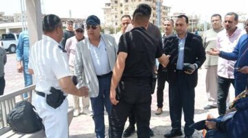 محافظ الدقهلية يتفقد شواطئ ومتنزهات جمصة