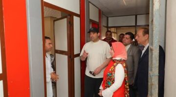 محافظ دمياط يتفقد الأعمال النهائية لتطوير مستشفى رأس البر المركزى