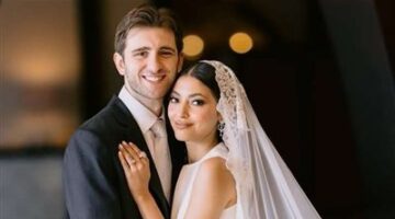 مي الغيطي تشارك صور جديدة لها من حفل زفافها على طبيب بريطاني