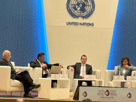 مساعد وزير الخارجية يبرز أولويات الدول العربية في منتدى التنمية المستدامة ببيروت مساعد وزير الخارجية يبرز أولويات الدول العربية في منتدى التنمية المستدامة ببيروت