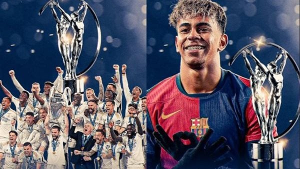 إحداها لريال مدريد وأخرى للامين يامال.. قائمة جوائز لوريوس 2025 إحداها لريال مدريد وأخرى للامين يامال.. قائمة جوائز لوريوس 2025