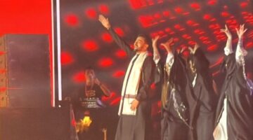 مرتديا جلابية المداح.. حمادة هلال يحيي حفل شم النسيم بأحد نوادي مصر الجديدة