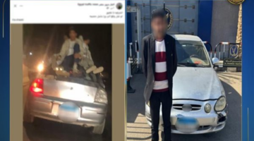 ضبط السائق المتورط بالسماح للأطفال بالجلوس أعلى سيارته في موكب زفاف بالشرقية
