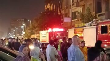 ماس كهربائي وراء حريق مكتب تموين بحدائق القبة