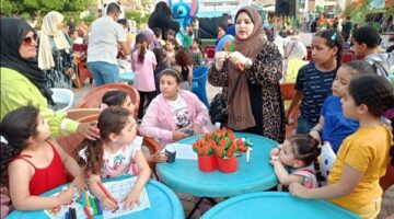 عروض فنية متنوعة للأطفال في احتفالات ثقافة الفيوم بشم النسيم