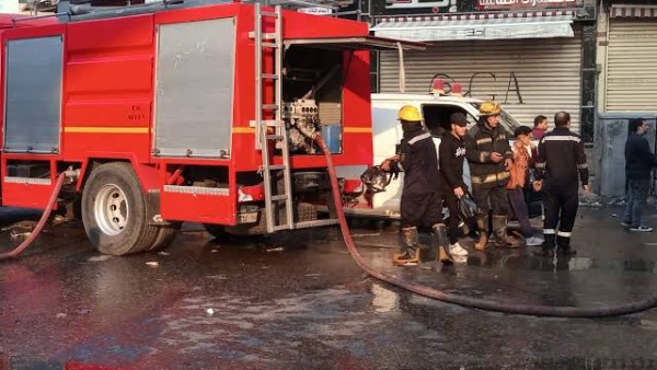 بدون إصابات.. حريق يلتهم محل كاوتش في حلوان بدون إصابات.. حريق يلتهم محل كاوتش في حلوان