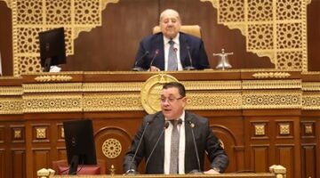 النائب هشام الحاج علي يستعرض طلبه أمام الشيوخ بشأن تطوير الأصول العقارية لقطاع الأعمال العام في تنمية ودعم الاقتصاد الوطني