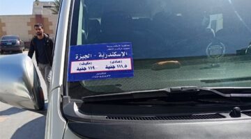 وضع 6500 ملصق على سيارات الأجرة و 21 بانر في المواقف الرئيسية بالإسكندرية