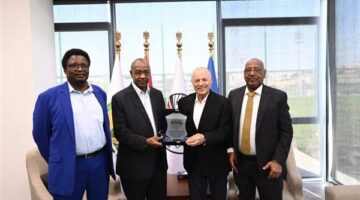 أبو ريدة يلتقي رئيس الاتحاد السوداني