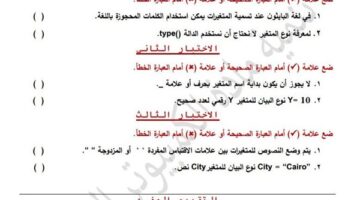 مراجعات نهائية.. تقييمات الأسبوع الـ 11 الكمبيوتر لـ أولى اعدادي