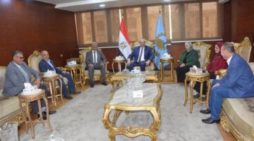 محافظ الغربية يستقبل رئيس شركة جنوب الدلتا الجديد