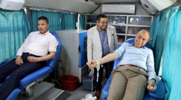 محافظ المنيا يطلق حملة «دمك حياة لغيرك» للتبرع بالدم