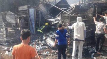 السيطرة على حريق نشب في 3 أكشاك  دون إصابات بالإسماعيلية