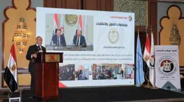 الوطنية للانتخابات تتعاون مع القومي لحقوق الإنسان لتعزيز دور المجتمع المدني في متابعة الاستحقاقات الديمقراطية