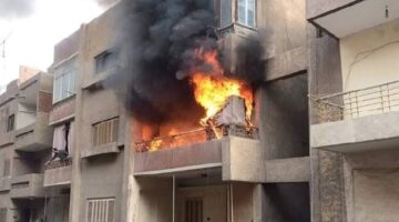 السيطرة على حريق داخل شقة سكنية بالمنوفية