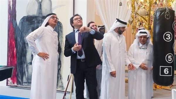 وزير الثقافة يلتقي مستشار الشؤون الثقافية بمؤسسة قطر ويؤكد أهمية التعاون المشترك في صون التراث وزير الثقافة يلتقي مستشار الشؤون الثقافية بمؤسسة قطر ويؤكد أهمية التعاون المشترك في صون التراث