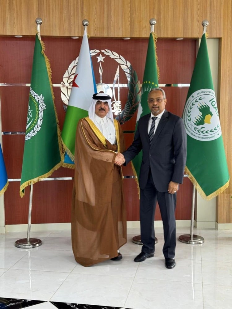  وزير الخارجية الجيبوتي يجتمع مع سفير دولة قطر وزير الخارجية الجيبوتي يجتمع مع سفير دولة قطر