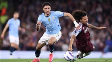عمر مرموش يصنع في فوز مانشستر سيتي على أستون فيلا (1/2) في الدوري الإنجليزي الممتاز