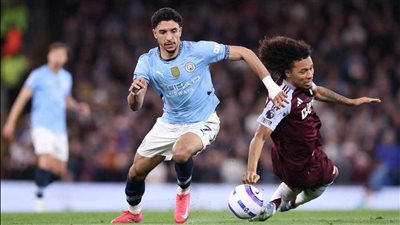 عمر مرموش يصنع في فوز مانشستر سيتي على أستون فيلا (1/2) في الدوري الإنجليزي الممتاز