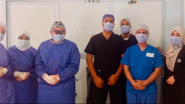 إجراء جراحة دقيقة في المخ باستخدام التخدير الموضعي بمستشفي برج العرب إجراء جراحة دقيقة في المخ باستخدام التخدير الموضعي بمستشفي برج العرب