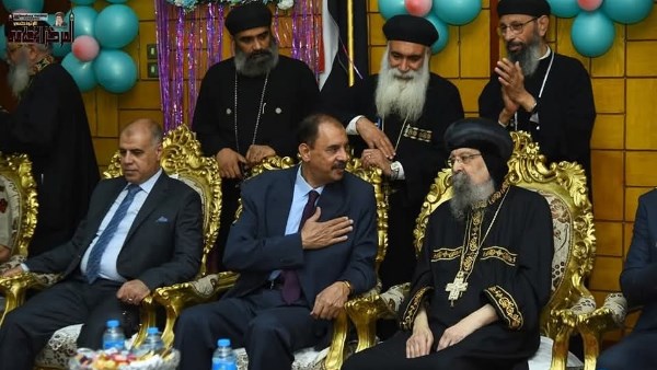 أفراح باستقبال عيد القيامة بإيبارشية البلينا بحضور المحافظ .. صور أفراح باستقبال عيد القيامة بإيبارشية البلينا بحضور المحافظ .. صور
