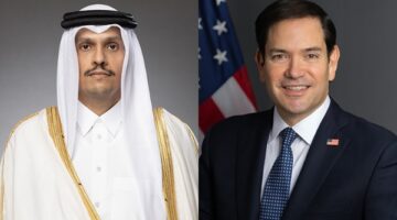 «روبيو» ورئيس الوزراء القطري يُجريان مباحثات بشأن غزة ولبنان وسوريا