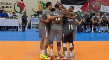 فريق كرة طائرة الأهلي يواجه كاستل الجزائري ضمن منافسات البطولة الإفريقية للأندية