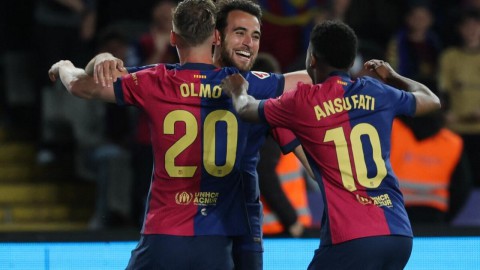 داني أولمو يمنح برشلونة فوزا صعبا أمام ريال مايوركا داني أولمو يمنح برشلونة فوزا صعبا أمام ريال مايوركا
