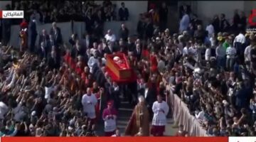 مراسم نقل جثمان البابا فرنسيس إلى كاتدرائية القديس بطرس.. فيديو