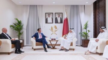 رئيس مجلس الوزراء يستقبل رئيس وزراء ولاية شمال الراين – ويستفاليا الألمانية