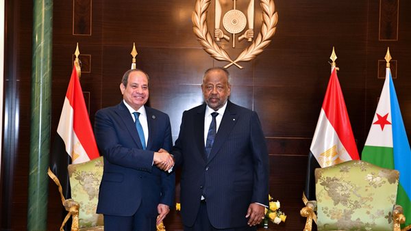 تفاصيل زيارة الرئيس السيسي لدولة جيبوتي.. فيديو وصور تفاصيل زيارة الرئيس السيسي لدولة جيبوتي.. فيديو وصور