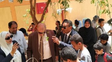 وكيل تعليم قنا يشهد تدشين مبادرة زرع 500 شجرة بالمدارس