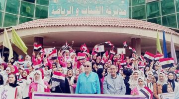 رياضة الغربية تطلق مسيرة مشى لفتيات ريحانة تزامناً مع إحتفالات تحرير سيناء