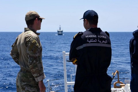 الجيش المغربي يجري مناورات في البحر المتوسط لتعزيز جاهزية البحرية الجيش المغربي يجري مناورات في البحر المتوسط لتعزيز جاهزية البحرية