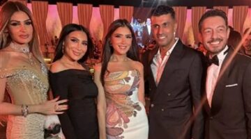 ألبوم صور.. حضور ضخم من النجوم في حفل زفاف ليلى زاهر وهشام جمال