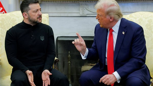 تصريح صادم من ترامب بشأن تعامله مع زيلينسكي تصريح صادم من ترامب بشأن تعامله مع زيلينسكي