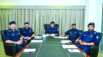 الداخلية تشارك في اجتماع مسؤولي حرس الحدود بدول التعاون