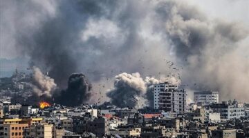 فلسطين.. غارة إسرائيلية تستهدف منطقة قيزان النجار في خان يونس جنوب قطاع غزة